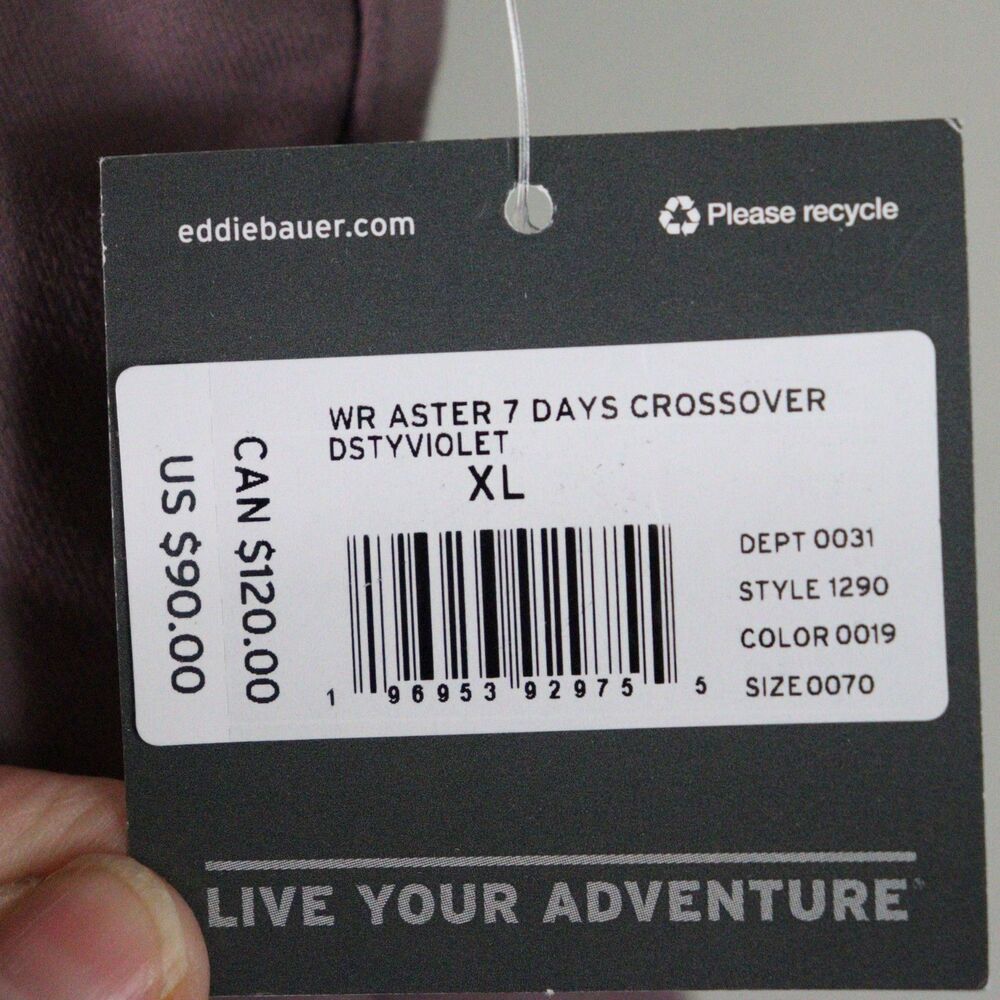 NWT Eddie Bauer Women's Aster Crossover Dress size XL - Picture 5 of 7